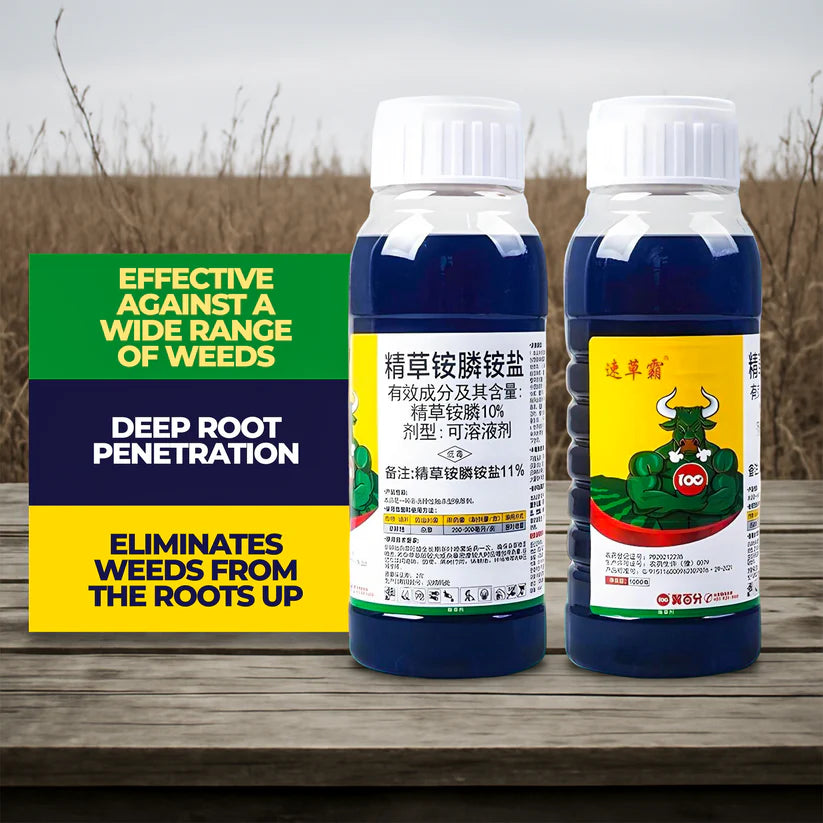Glyphosate Herbicide with High-Concentration, Weed Killer with Ammonium Salt with Spray (🔥BUY 1 GET 1 FREE🔥)