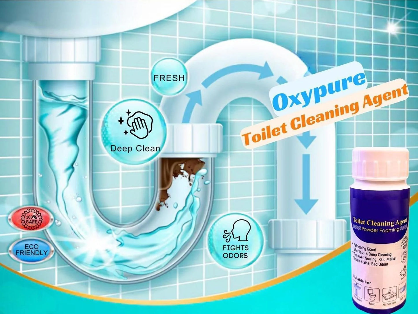 Toilet Cleaning Agent Buy 1 Get 1 Free