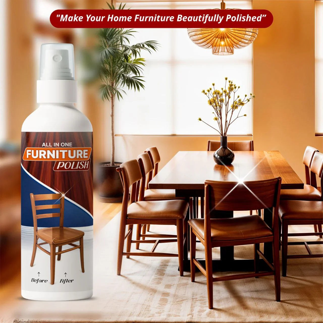 Noviq™️ Natural Beeswax Spray Furniture Polish and Cleaner Spray (BUY 1 GET 3 FREE)
