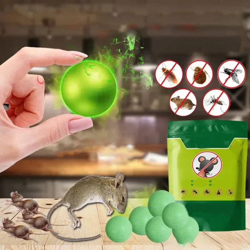 NoviqGuard™ - Powerful Rat Repellent Balls with Fragrance Spray (Limited Stock🔥🔥 Buy Now)