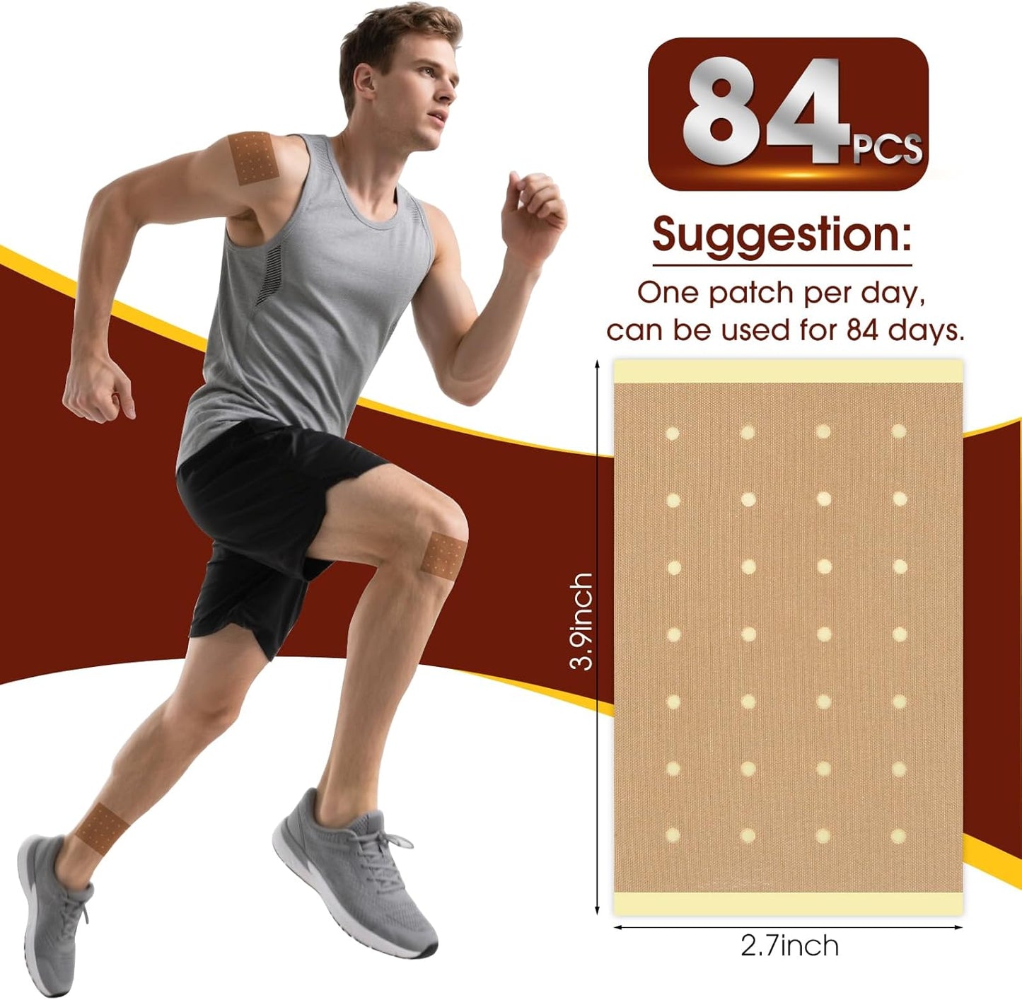 Tiger Patch Pain Drainage & Slimming Foot Patches